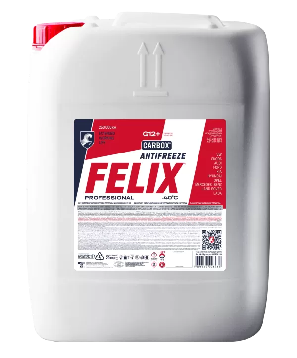 Антифриз FELIX CARBOX -40 (красный) 20 кг