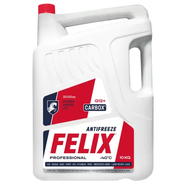 Антифриз FELIX CARBOX -40 (красный) 10кг