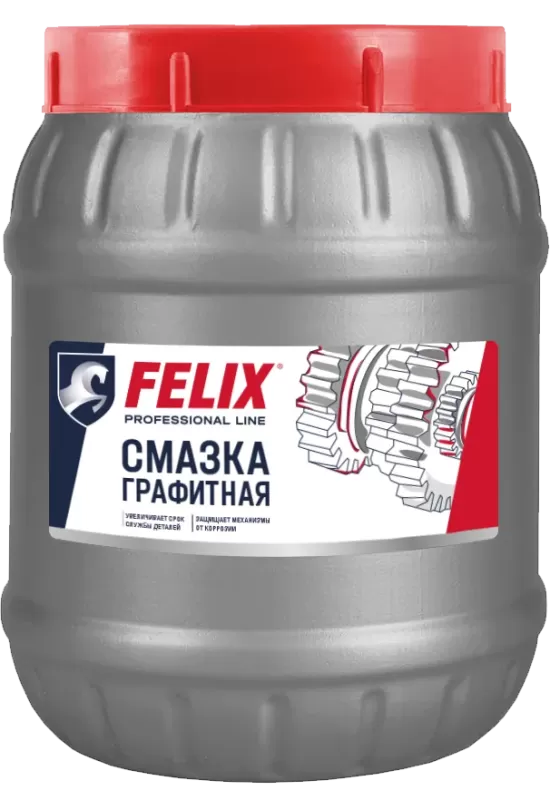 Смазка графитная FELIX, банка 800г