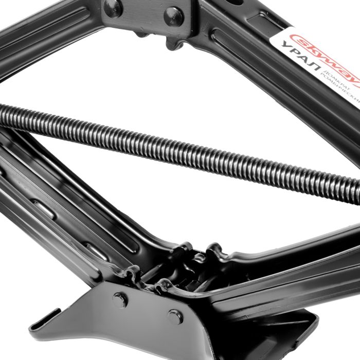 Домкрат механ ромбический 2т h 105-397мм УРАЛ SKYWAY с резиновой опорной частью, в чехле