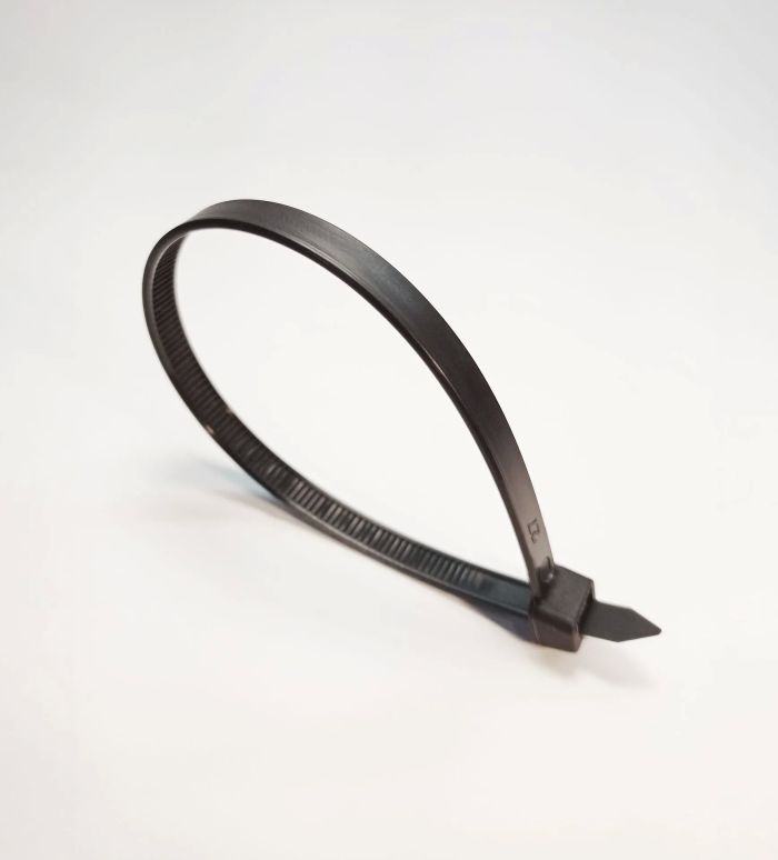 Хомут-стяжка ленточная 3,6х300 черный (100 шт.)