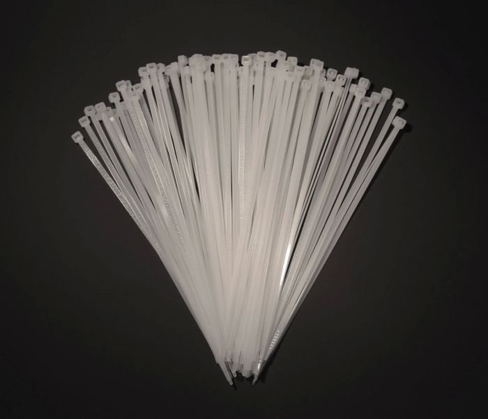 Хомут-стяжка ленточная 2,5х100 черный (100 шт.)