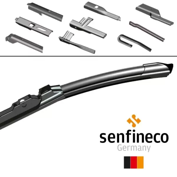 3972 Щетка стеклоочистителя бескаркасная SENFINECO Flat Multi Wiper Blade 18 (450 мм)