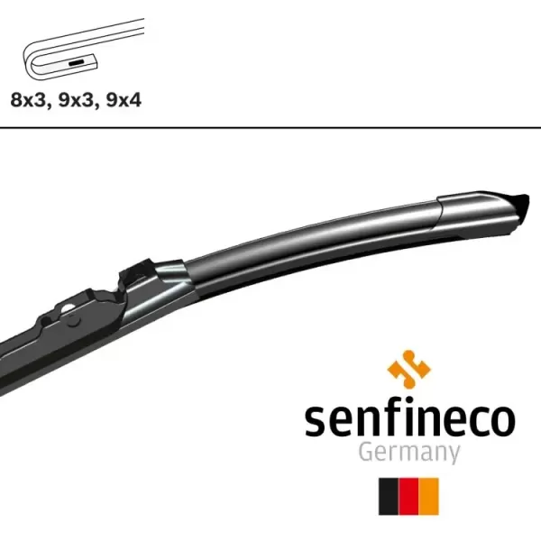3986 Щетка стеклоочистителя бескаркасная SENFINECO Smart-Flex 24 (600 мм)