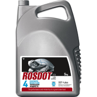 ТОРМОЗНАЯ ЖИДКОСТЬ ROSDOT 4, В П/Э КАН. 5КГ