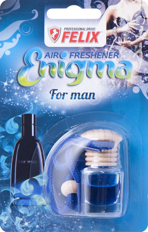 Ароматизатор подвесной с дерев. кр. FELIX Для мужчин 6мл.