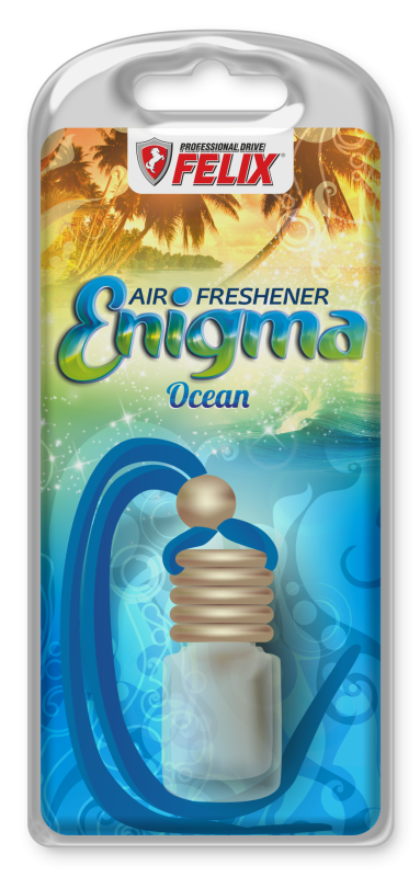 Ароматизатор подвесной с дерев. кр. FELIX Океан 6 мл