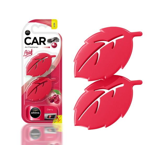 Освежитель воздуха Aroma Car Leaf 3D Mini Cherry