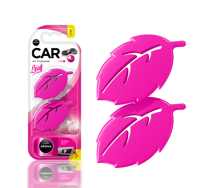 Освежитель воздуха Aroma Car Leaf 3D Mini Bubble Gum