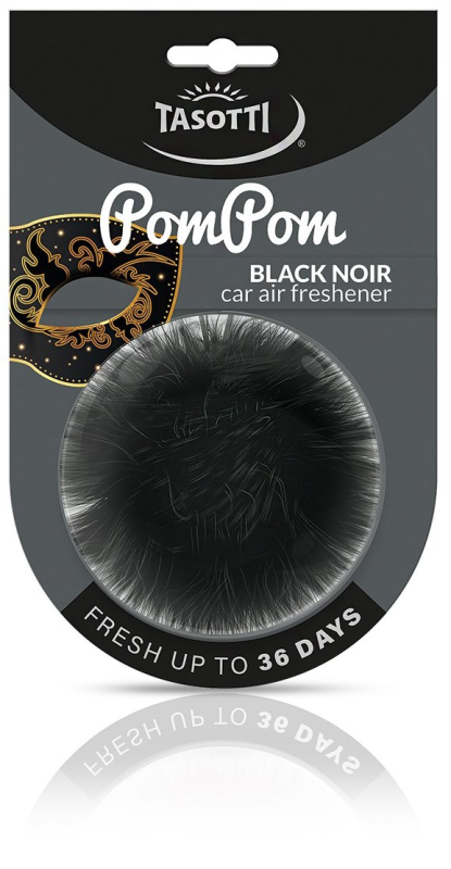 Ароматизатор Tasotti POM POM Черный нуар