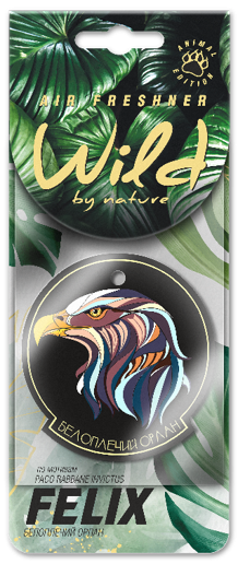Ароматизатор бумаж. FELIX WILD BY NATURE Белоплечий орлан