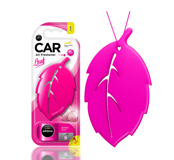 Освежитель воздуха Aroma Car Leaf 3D Bubble Gum