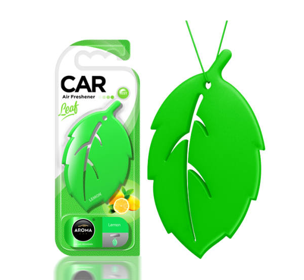 Освежитель воздуха Aroma Car Leaf 3D Lemon