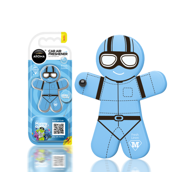 Освежитель воздуха Aroma Car Manny Fresh Linen