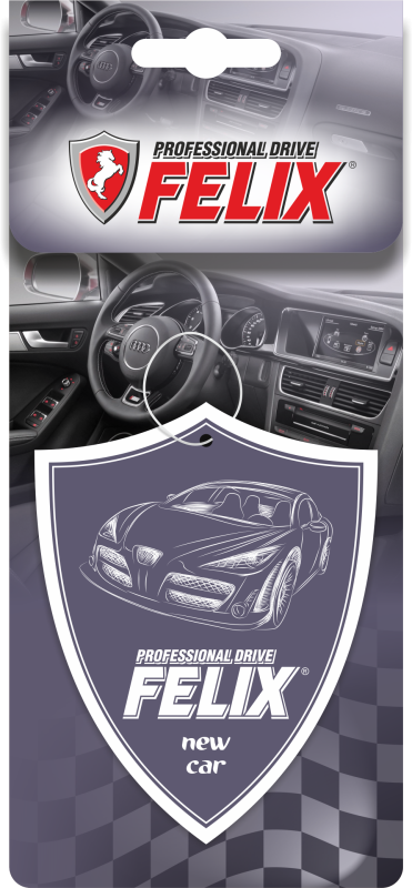 Ароматизатор бумаж. FELIX Салон нового авто