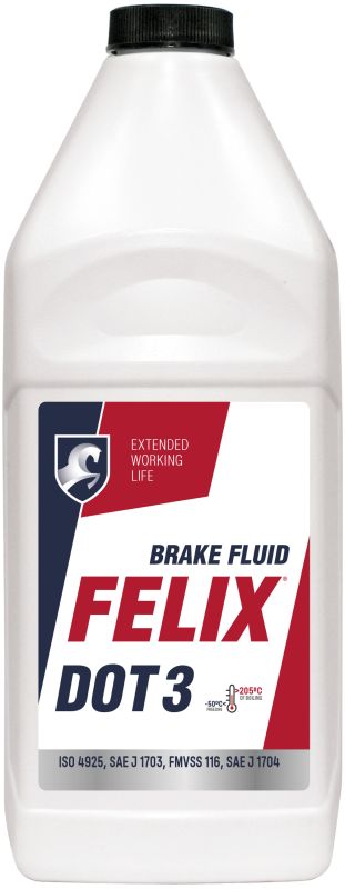 Тормозная жидкость FELIX DOT-3 0,455кг