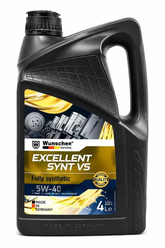 Wunscher EcxellentSynt 5W-40 SN (RSL) 4л (8035-4)