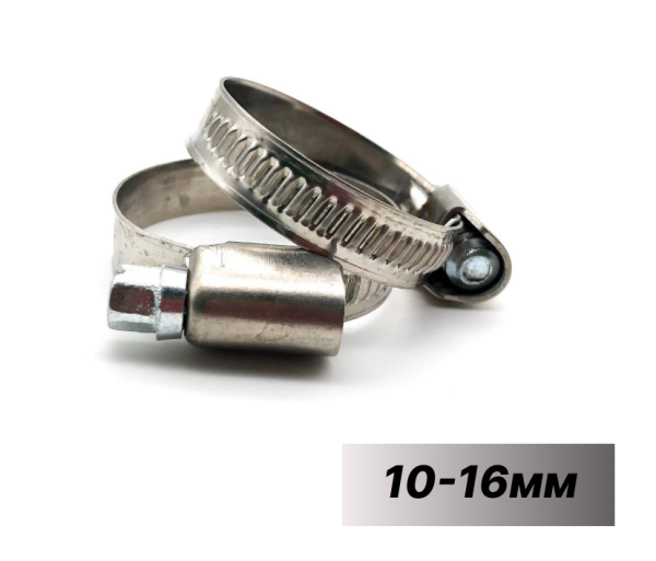 Хомут червячный Экофикс 10-16 мм/9 W2