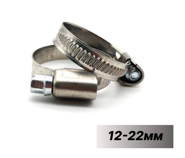 Хомут червячный Экофикс 12-22 мм/9 W2