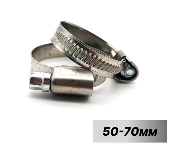 Хомут червячный Экофикс 50-70 мм/9 W2 Мир Хомутов