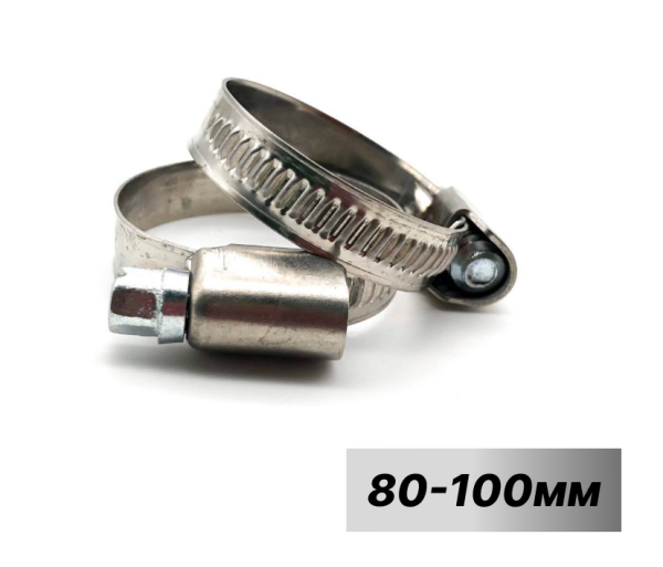 Хомут червячный Экофикс 80-100 мм/9 W2
