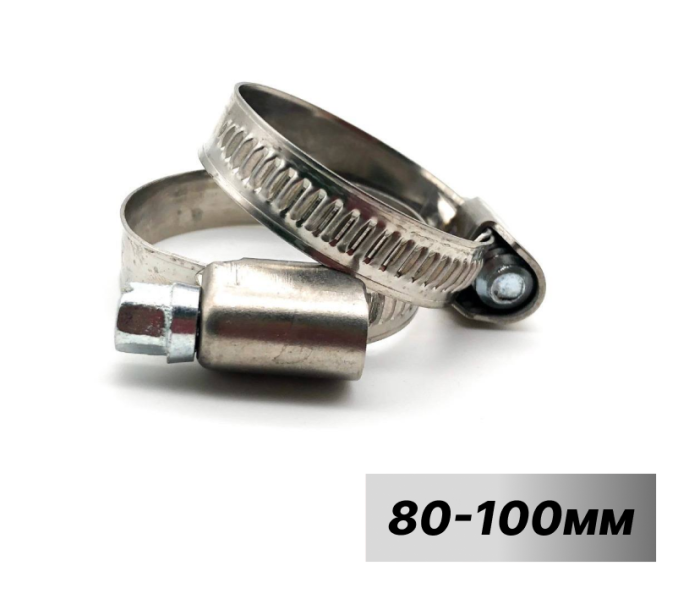Хомут червячный Экофикс 80-100 мм/9 W2