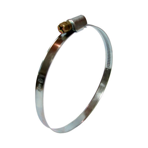 Хомут червячный 110-130 мм, ширина 9мм, W1-оцинкованный металл, болтовое крепление