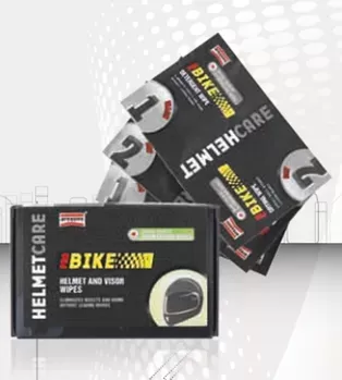 САЛФЕТКИ ДЛЯ ШЛЕМА HELMET AND VISOR WIPES