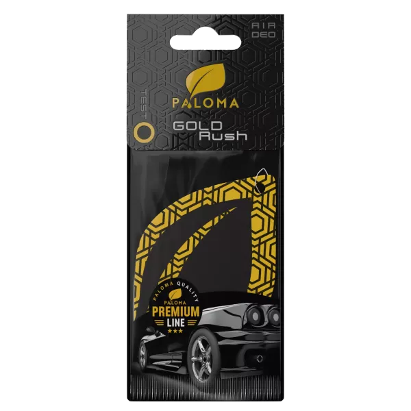 Ароматизатор Paloma Premium Paper Airfreshener GOLD RUSH
