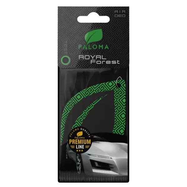 Ароматизатор Paloma Premium Paper Airfreshener ROYAL FOREST