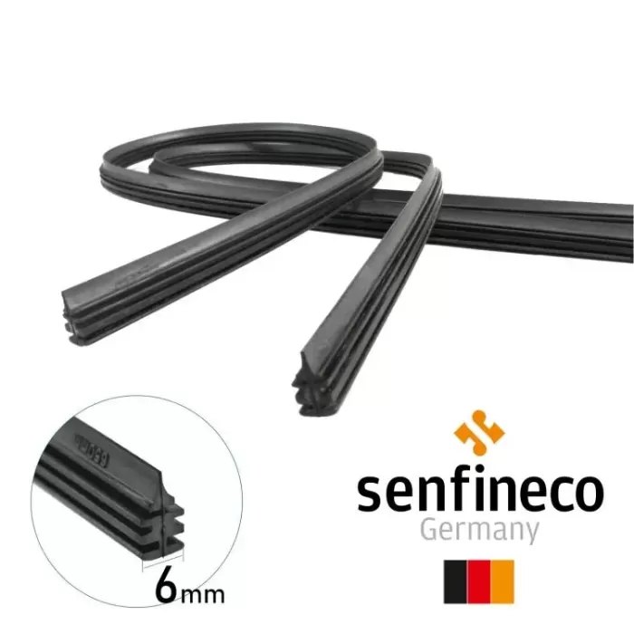 3914 Резинка щетки стеклоочистителя SENFINECO Refill 24"6mm for metal wiper blade