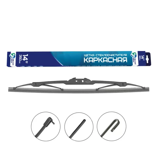 Щетка стеклоочистителя каркасная "Чистая миля" CM18 F (450 мм)