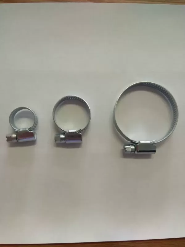 Хомут червячный оцинкованный 40-60/9 мм 50шт