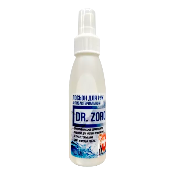 Лосьон для рук антибактериальный DR.ZORO "Алоэ вера" 100 мл