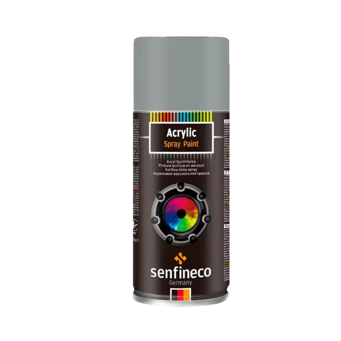 4502 Kраска для распыления цинк SENFINECO Galvanizing Zinc Spray 450мл