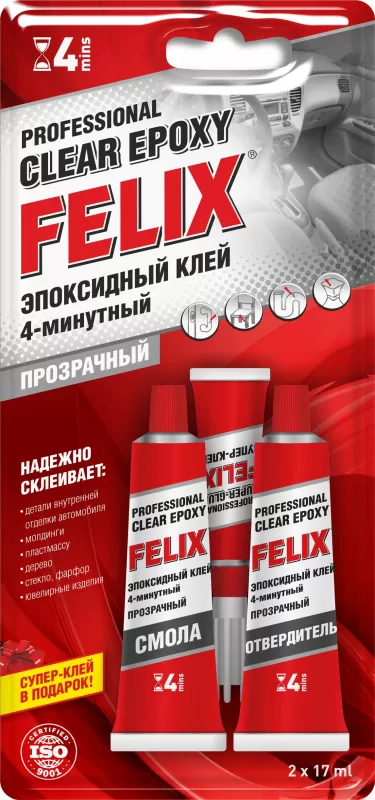 Профессиональный эпоксидный клей FELIX (нейтральный)
