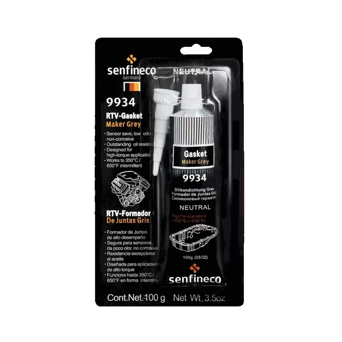 9934 Силиконовый герметик серый SENFINECO RTV-Gasket Maker Grey 100 г