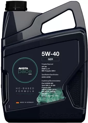 Avista Pace Evo GER 5W-40 4л