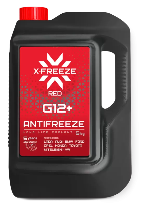 Антифриз X-FREEZE G12+ 5кг