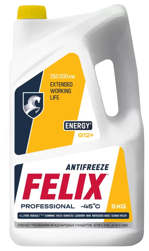 Антифриз FELIX ENERGY (желтый) 5кг