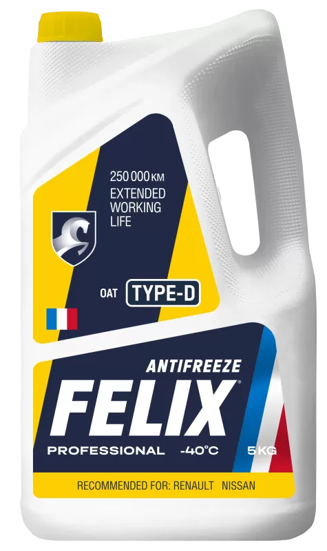 Антифриз FELIX TYPE D -40 5кг
