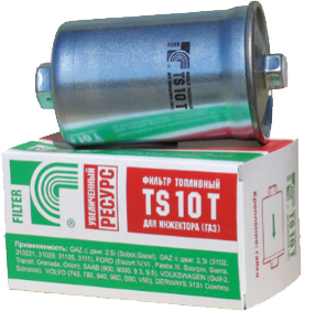 Фильтр очистки топлива ТS 10 Т в металл. корпусе