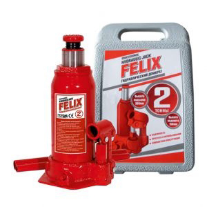 ДОМКРАТ ГИДРАВЛИЧЕСКИЙ БУТЫЛОЧНЫЙ FELIX (2 ТОННЫ)