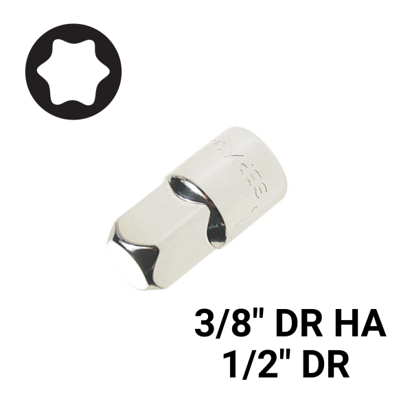 Адаптер переходной ER-92503 3/8" DR на 1/2" DR ЭВРИКА