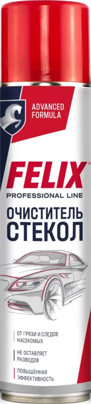 Очиститель стекол Felix, в аэроз. уп. 400мл