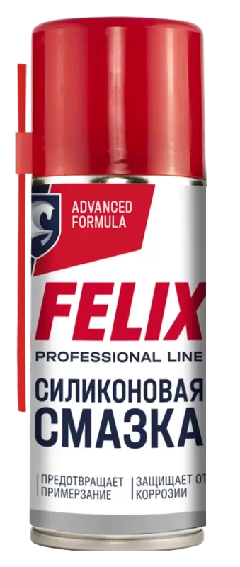 Силиконовая смазка FELIX в аэроз. уп. 210мл