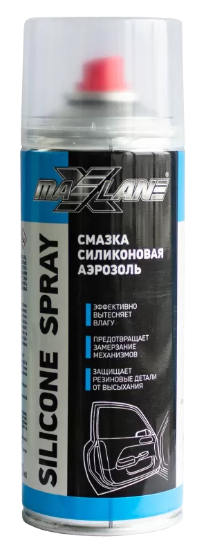 Смазка силиконовая MAXLANE Silicon grease, аэрозоль 520 мл