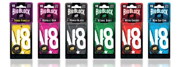 Ароматизатор Paloma Gold V8 Airfreshener BUBBLE GUM