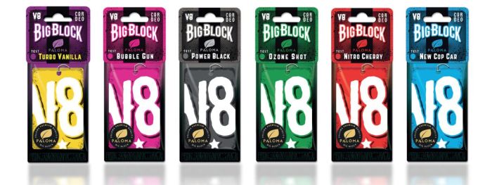 Ароматизатор Paloma Gold V8 Airfreshener BUBBLE GUM