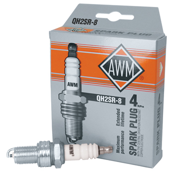 Свечи зажигания QH2SR-8 AWM (медь, 4шт) блистер упаковка